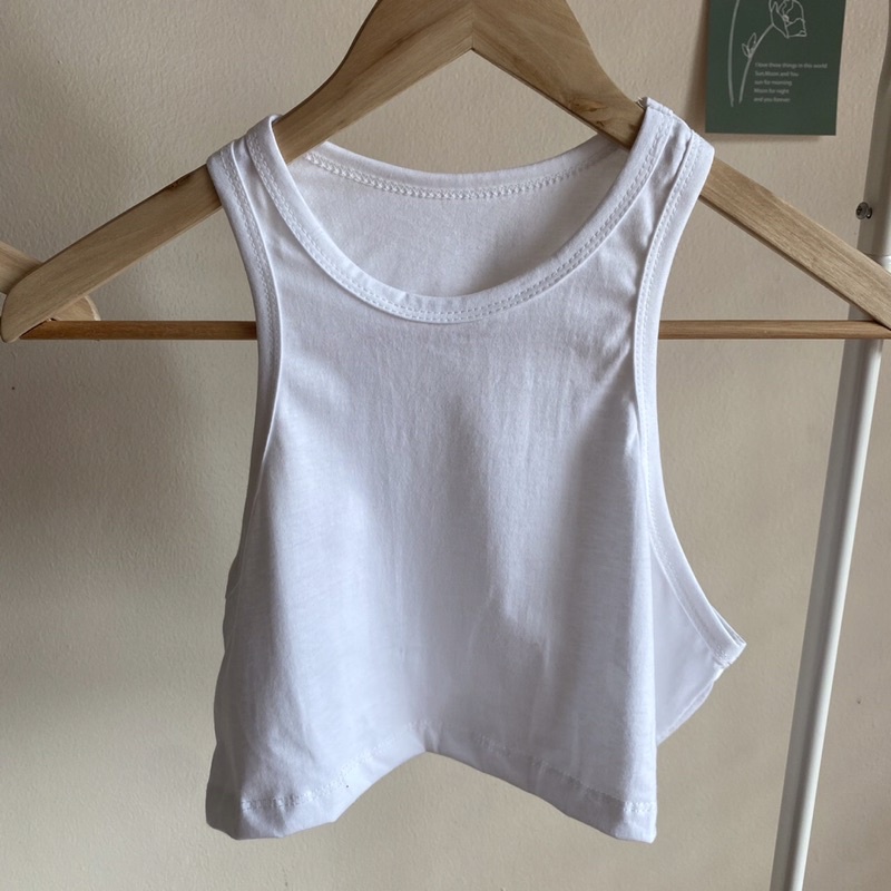 jn2101-tank-top-พร้อมส่ง-เสื้อครอปกร้าม-ผ้าคอตตอนอย่างดี-ใส่แมทช์ได้กับกางเกงกระโปรงแทบทุกแบบค่ะ