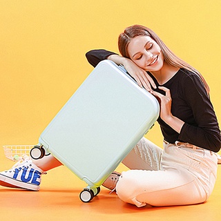 Tpartner Rolling Luggage กระเป๋าเดินทางสีทึบ วัสดุ ABS + PC กระเป๋าแฟชั่นสีทึบ