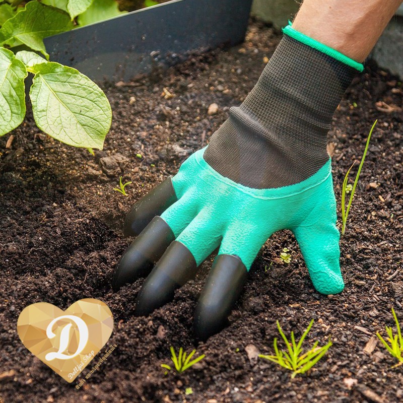 ถุงมือ-ขุดดินทำสวน-มีเล็บขุดง่ายต่อการทำสวน