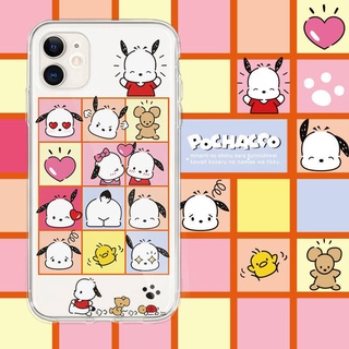 SANRIO Bibob | เคสโทรศัพท์มือถือ ทรงสี่เหลี่ยม ลายสุนัข ซานริโอ้ สําหรับ IPhone 6P 6splus 7 8 SE 7P 8Plus X XS Xsmax 11 11Pro 11Promax iPhone14 13 12 Pro Max