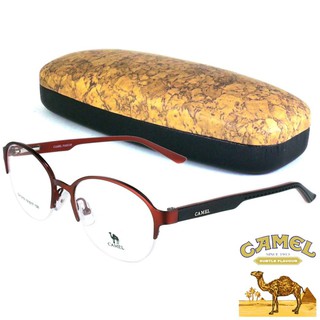 CAMEL คาเมล แว่นตา รุ่น CA-12751 สีแดง กรอบเซาะร่อง (ขาสปริง)