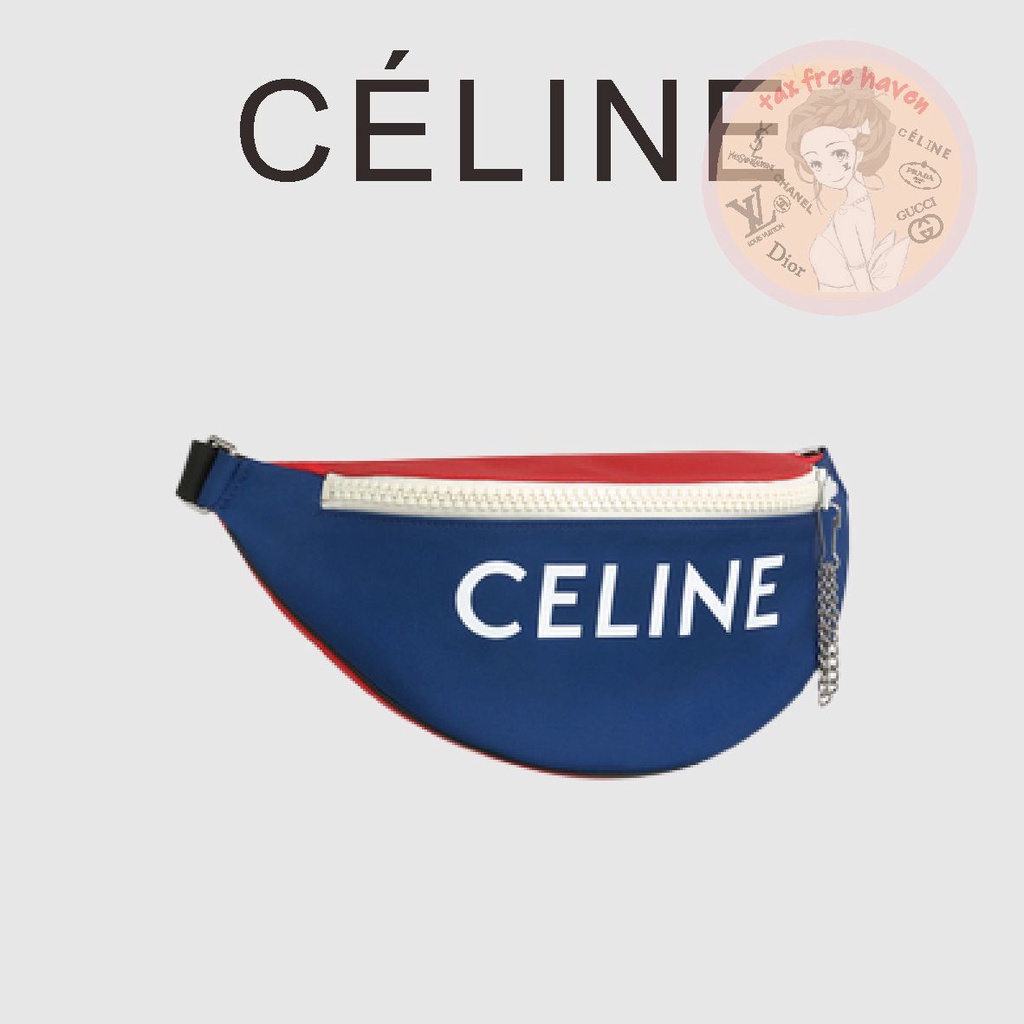 ราคาต่ำสุดของ-shopee-ของแท้-100-celine-แบรนด์ใหม่-celine-กระเป๋าคาดเอวไนลอนพิมพ์ลาย