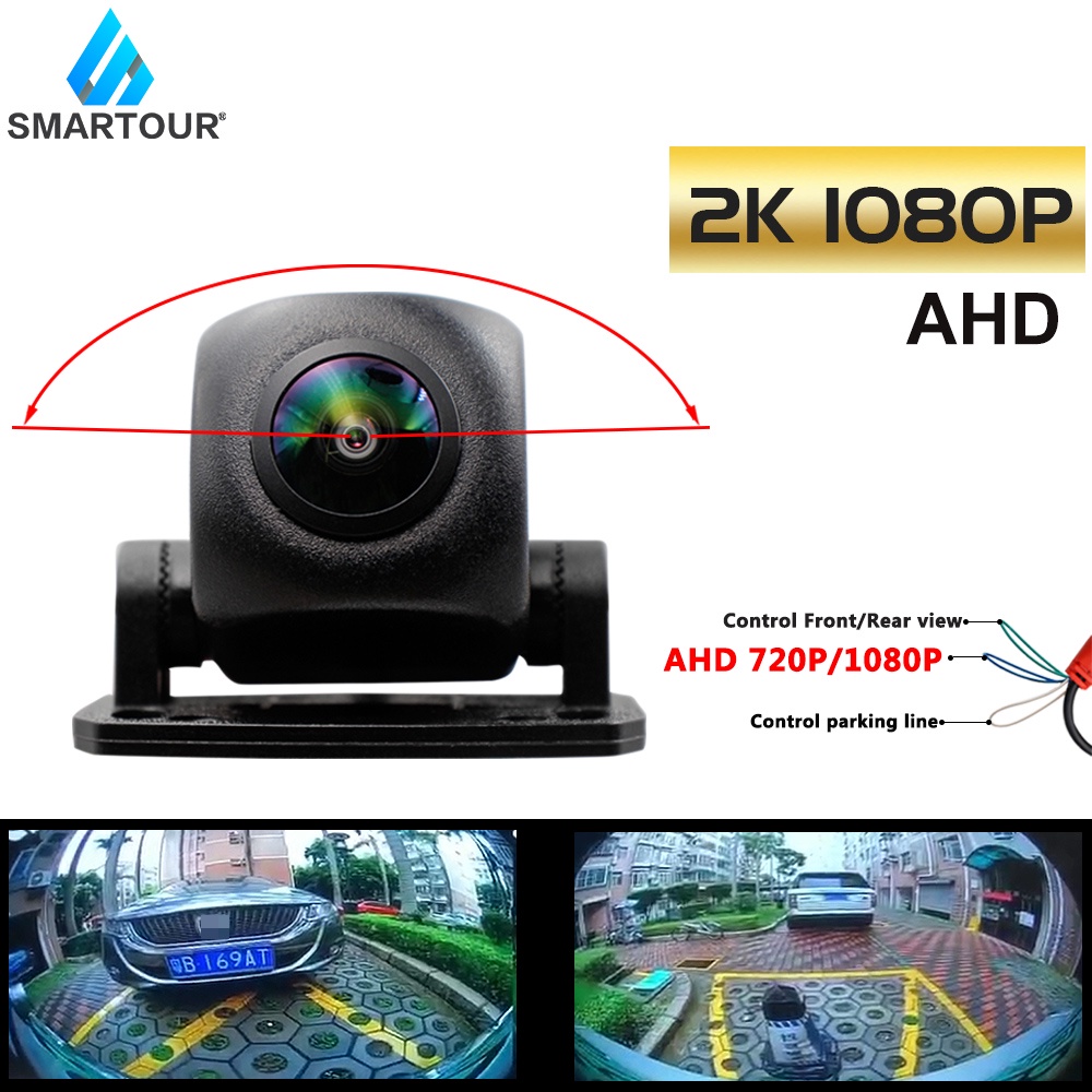 Smartour AHD 1080P 180 Degree Fisheye Adjustable Car Front Reverse ...