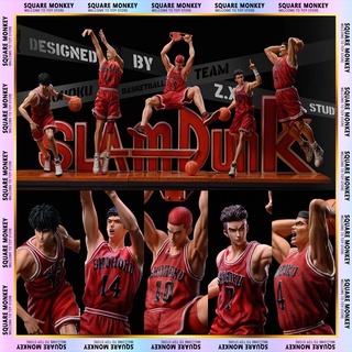 Slam DUNK โมเดลฟิกเกอร์ PVC อนิเมะ Sakuragi Hanamichi Rukawa Kaede Akagi Takenori Mitsui Hisashi