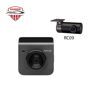 70mai Dash Cam A400S + Rear Camera (RC09) ชุดบันทึกการขับขี่คมชัด 1440p มุมมอง 145 องศา รับประกันศูนย์ไทย 1 ปี