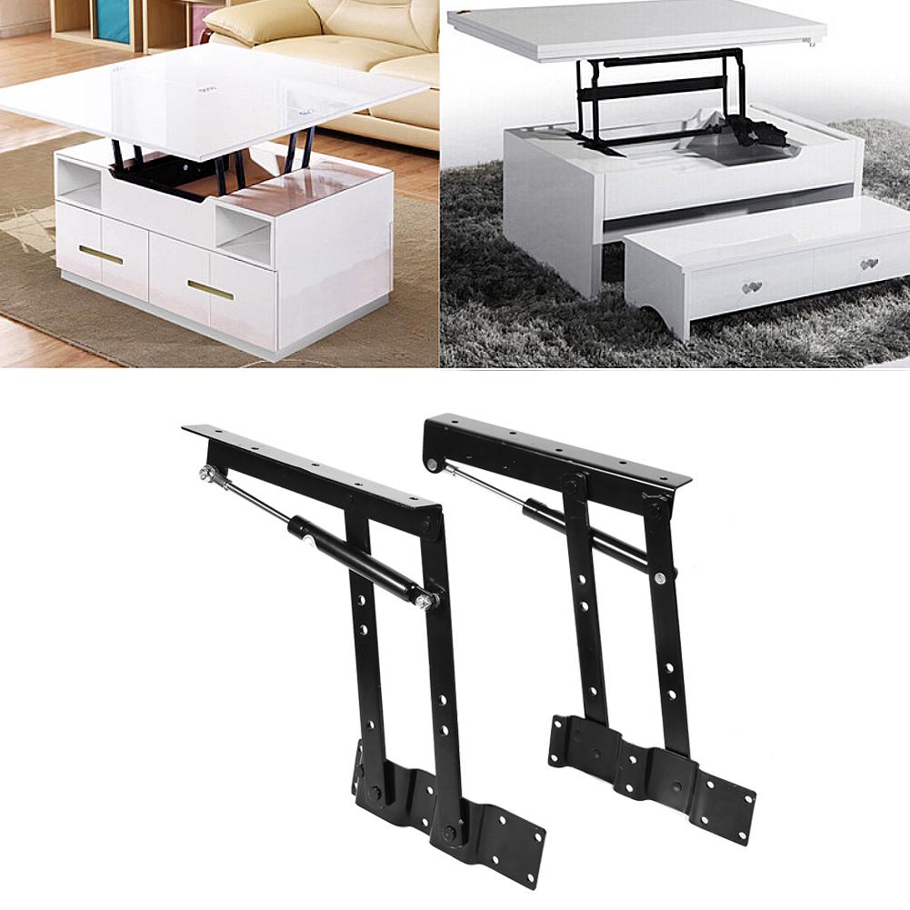 [READY STOCK] 2x Practical Lift Up Coffee Table Mechanism Hardware Top Lifting Frame Furniture