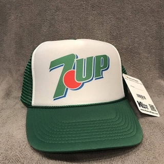 หมวกตาข่ายวินเทจ Snapback Cap 7up โซดาป๊อป Trucker