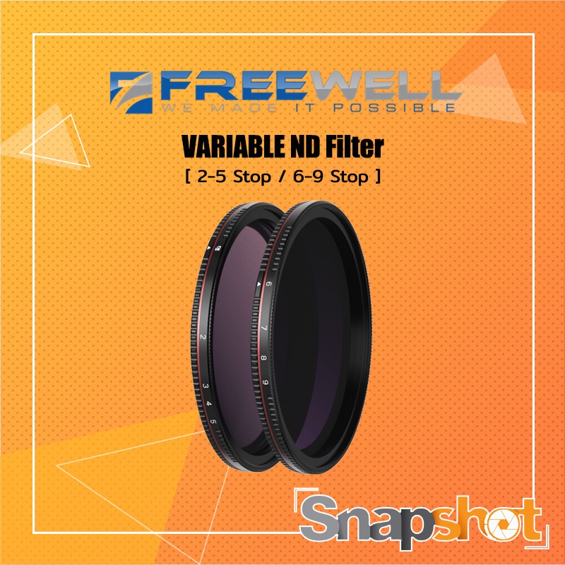 FREEWELL VARIABLE ND Filter 2 5 Stop 6 9 Stop FREEWELL VND