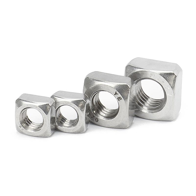 ภาพสินค้าหัวน็อต ตัวเมีย สี่เหลี่ยม 4 เหลี่ยม สแตนเลส 304 เกลียวมิล หยาบ M3 M4 M5 / Square Nut Stainless Steel SUS304 M3 M4 M5 จากร้าน screwnbolt.th บน Shopee ภาพที่ 9