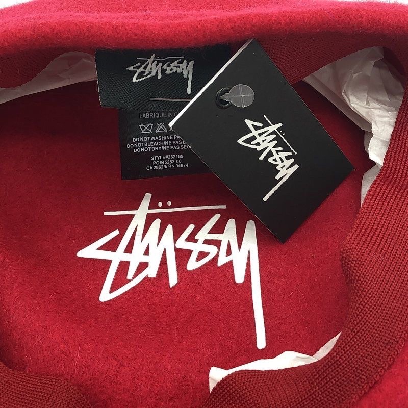 หมวกเบเร่ต์-stussy-ราคาถูกใส่ได้ทุกโอกาศ-สไตล์วินเทจ