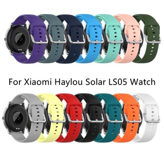 Xiaomi Haylou Solar Ls05 นาฬิกาข้อมือสปอร์ตซิลิโคนนุ่มระบายอากาศมี 14 สี