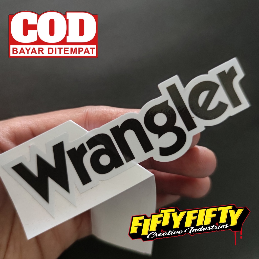 wrangler-สติกเกอร์-พิมพ์ลายลามิเนต-กันน้ํา-สําหรับตกแต่งหมวกกันน็อค-รถจักรยานยนต์