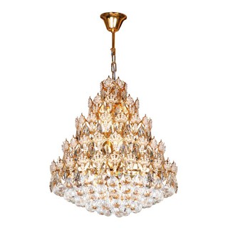 Bouquet lamp CHANDELIER CARINI 52377/10P GOLD 10-LIGHT Interior lamp Light bulb โคมไฟช่อ ไฟช่อ CARINI 52377/10P สีทอง 10