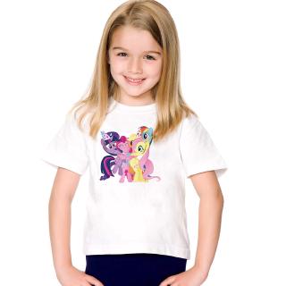 ภาพหน้าปกสินค้าเสื้อยืดแขนสั้นลายการ์ตูน My Little Pony สำหรับเด็ก ที่เกี่ยวข้อง
