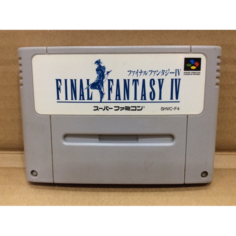 ภาพหน้าปกสินค้าตลับแท้  Final Fantasy IV (Japan) (SHVC-F4) FF 4 Super Famicom จากร้าน japan.gameshop.rareitems บน Shopee