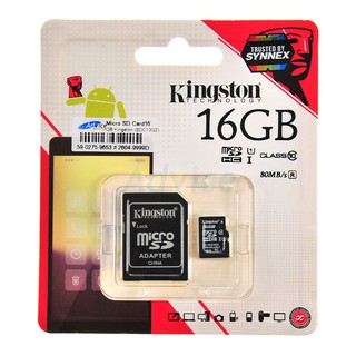 Micro SD 16GB Kingston (SDC10G2, Class 10) by Kingston