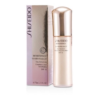 Shiseido Benefiance WrinkleResist24 Day Emulsion SPF 15 75 ml. ของแท้