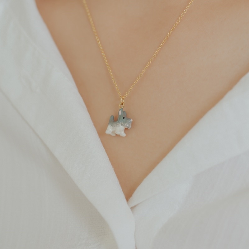 fairy-tales-necklace-สร้อยคอจี้รูปหมาชเนาเซอร์