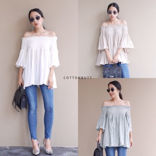 Korea Off Shoulder Top