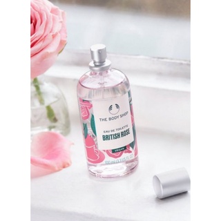 🌹พร้อมส่ง🌹The body shop British rose eau de toilette 100ml