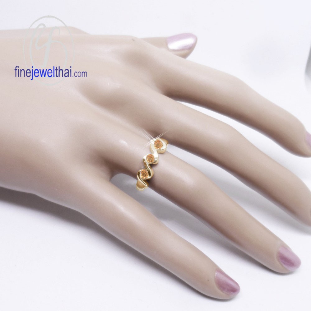 finejewelthai-แหวนบุษราคัม-บุษราคัม-แหวนเงินแท้-แหวนพลอย-พลอยประจำเดือนเกิด-r1037yl-or-เลือกสีตัวเรือนได้