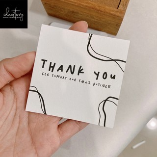 ภาพขนาดย่อของสินค้าiDEA STORY บัตรขอบคุณ การ์ดขอบคุณ THANK YOU CARD รุ่น CUTE