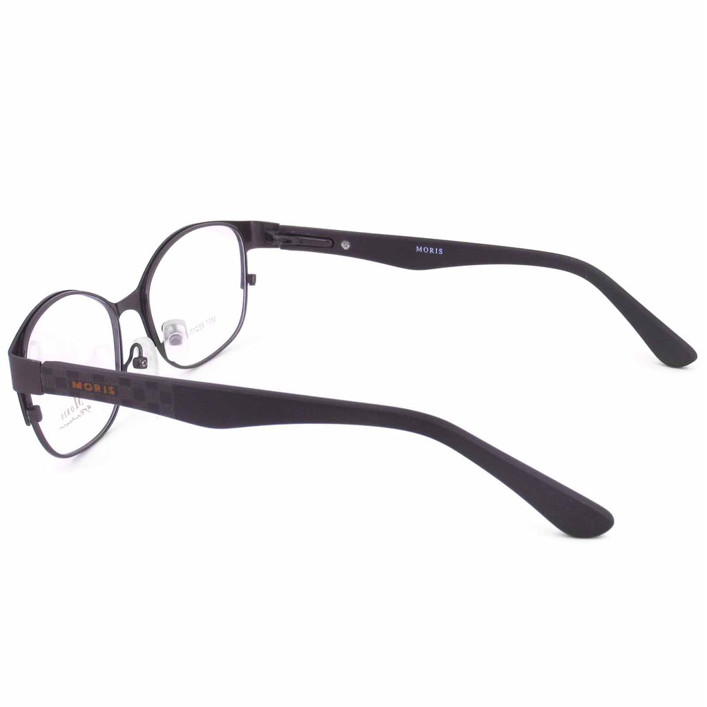 moris-แว่นตา-รุ่น-3207-c-5-สีน้ำตาล-กรอบเต็ม-ขาสปริง-วัสดุ-สแตนเลส-สตีล-สำหรับตัดเลนส์-กรอบแว่นตา-eyeglasses