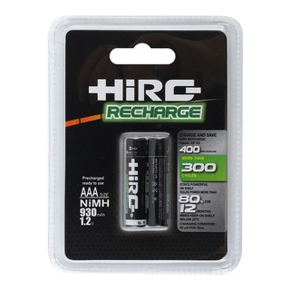 ไฟฉาย อุปกรณ์ ถ่านชาร์จ AAA HIRO 612110201 930 ไฟฉาย ไฟฉุกเฉิน งานระบบไฟฟ้า RECHARGEABLE BATTERIES HIRO AAA 612110201 93