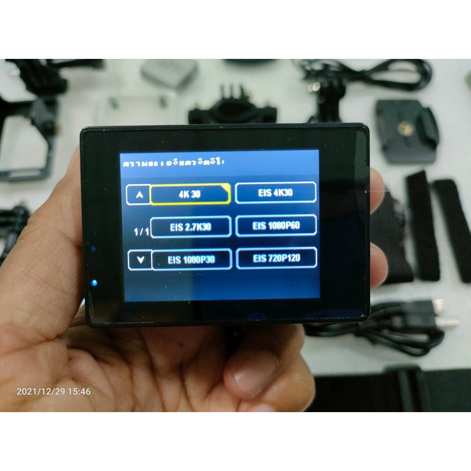 ภาพสินค้ากล้องแอ็คชั่นแคม ปี2022 มีระบบกันสั่นล่าสุด กันน้ำ 2.0" LCD 4K สีดำ รุ่น K80 แถมฟรี รีโมท และ ไมค์ 1 ชุด ครบใช้งานทันที จากร้าน nano_tech บน Shopee ภาพที่ 2