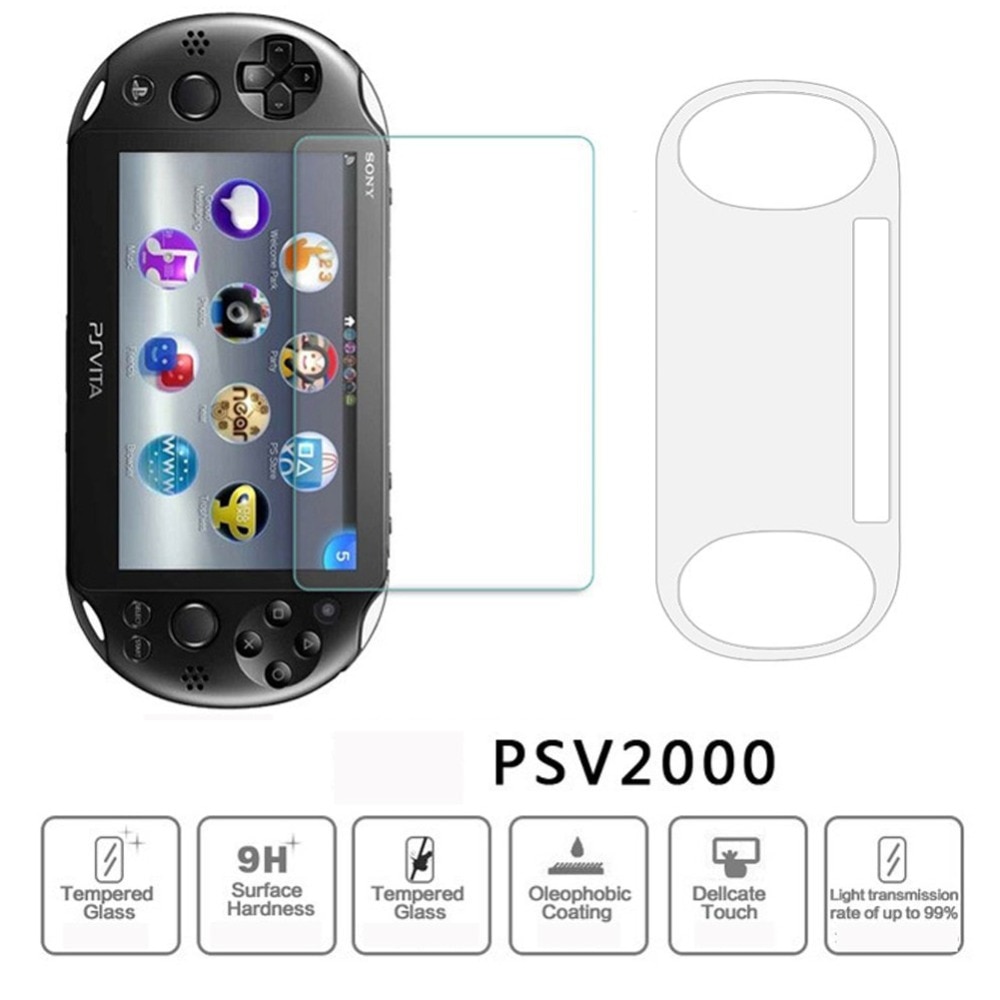 ฟิล์มกระจกนิรภัยกันรอยหน้าจอด้านหลังสําหรับ-sony-playstation-psvita-ps-vita-psv-2000-slim-hd