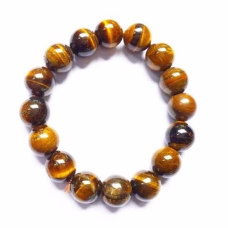 ไทเกอร์อาย หินตาเสือ Tiger Eye (ฟรีไซส์ ) เนื้อเย็น ข้อมือหินแท้