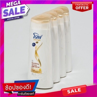 โดฟ แชมพู นอริชชิ่ง ออยล์ แคร์ ขนาด 140 มล. แพ็ค 4 ขวด ผลิตภัณฑ์ดูแลเส้นผม Dove Shampoo Gold 140 ml x 4 Bottles