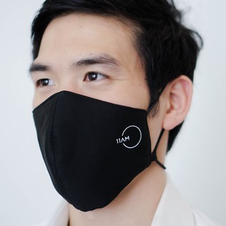 11AM Mask หน้ากากผ้ากันน้ำ ป้องกันฝุ่นควัน และเชื้อโรค [เลือกสีได้]