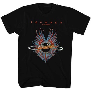 [S-5XL] เสื้อยืด พิมพ์ลาย IN THE BEGINNING Journey Classic Rock Band สไตล์คลาสสิก ไม่ซ้ําใคร สําหรับผู้ชาย 536069
