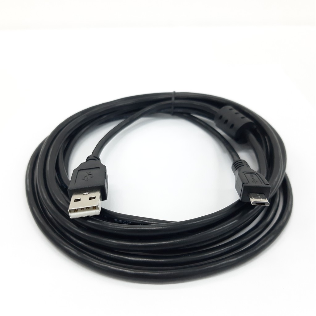 รูปภาพของUSB 2.0 to Micro USB CABLE ยาว1.8M/3M/5M/สีดำ สายคุณภาพดีลองเช็คราคา