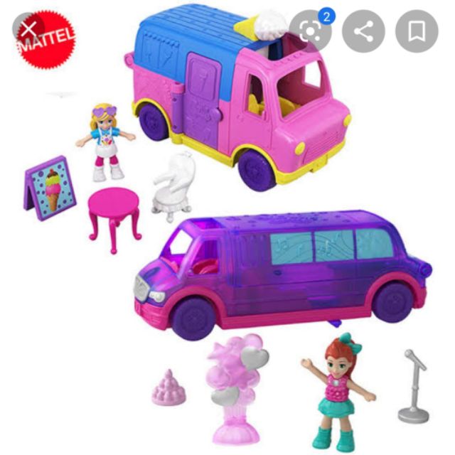 polly-pocket-party-limo-รถแวน