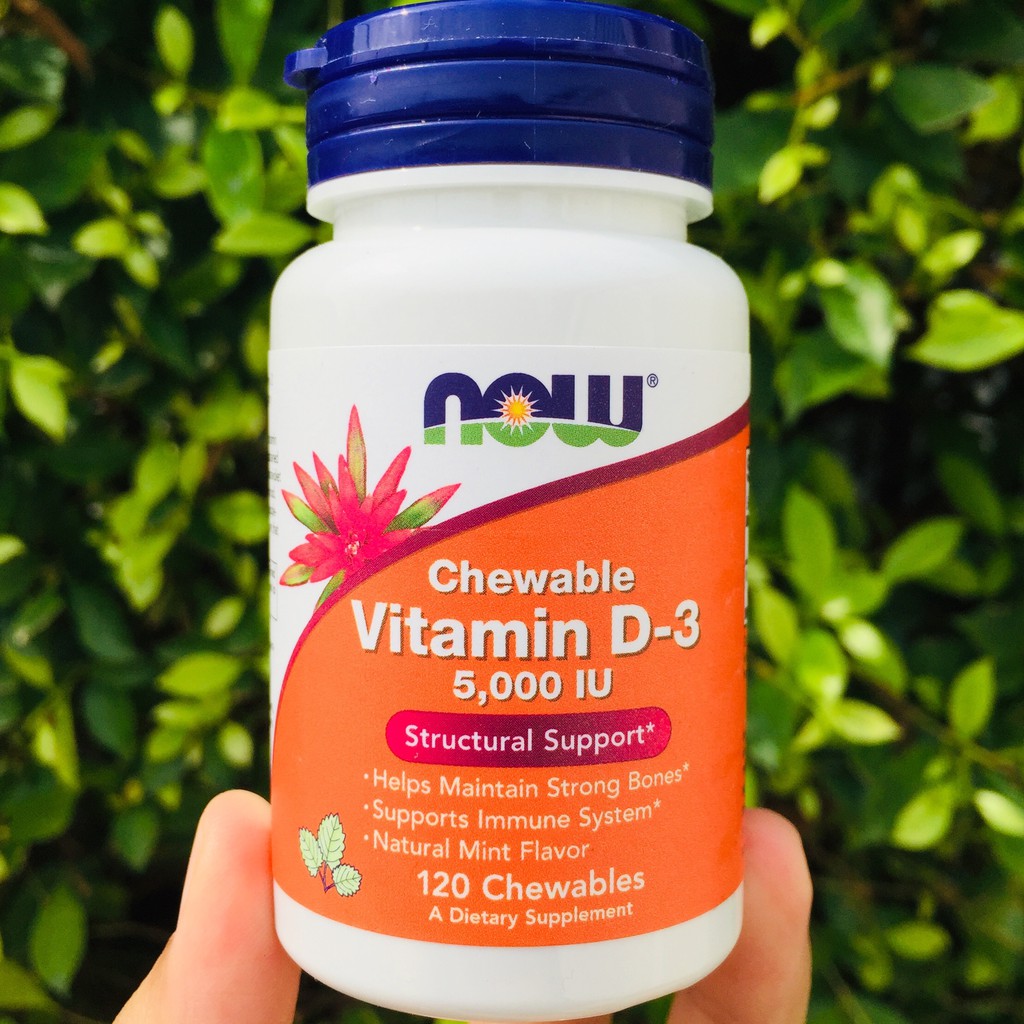 70% Sale!! EXP. 05/2024 วิตามินดี 3 Chewable Vitamin D-3 Natural Mint ...