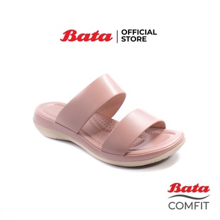 Bata Comfit บาจา คอมฟิต รองเท้าเพื่อสุขภาพแบบสวม น้ำหนักเบาสวมใส่ง่าย สูง 1 นิ้ว สำหรับผู้หญิง รุ่น Kenly สีโทป 6615977