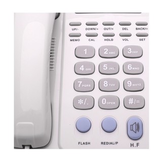 ภาพขนาดย่อของภาพหน้าปกสินค้าReach โทรศัพท์บ้าน โชว์เบอร์ รีช รุ่น CID 626 V2 (สีขาว) จากร้าน globalreach บน Shopee ภาพที่ 4