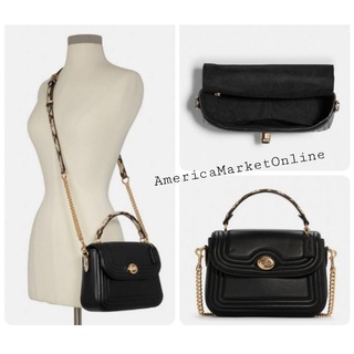 กระเป๋าหนัง COACH/ MARLIE TOP HANDLE SATCHEL WITH BORDER QUILTING (COACH C7236)