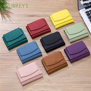 AUBREY1 Fashion Coin purse Ladies ID Card holder Rfid Wallet Women Gift Creative Retro Girls Cash Clip Short Purse/Multicolor