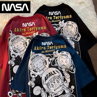 🎊 พร้อมส่ง 🎊 NASA เสื้อยืดคอกลมที่มีสไตล์, เสื้อยืดผ้าฝ้ายคุณภาพสูง