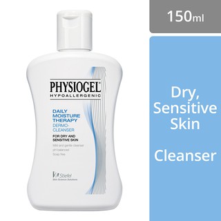 ❤️ไม่แท้คืนเงิน❤️ Physiogel Daily Moisture Therapy Dermo-Cleanser 150 ml ผลิตภัณฑ์ทำความสะอาดผิวหน้า และผิวกาย