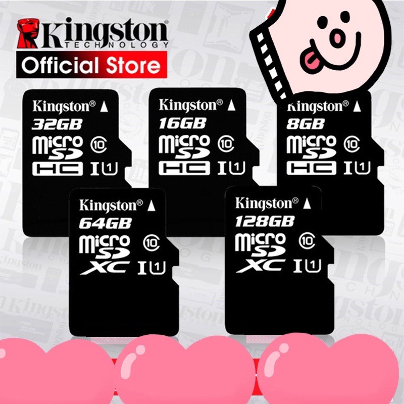 ภาพหน้าปกสินค้าเมมโมรี่การ์ด Kingston Micro SD card Memory Card2GB 4GB 8GB 16GB 32GB 64GB 128GB กล้อง/ โทรศัพท์มือถือ