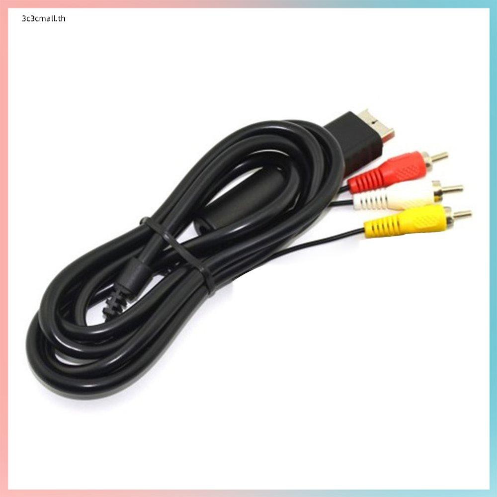 ส่วนลดใหญ่-av-line-2in1-audio-video-cord-wire-s-video-av-cable-for-ps2-for-ps3-console