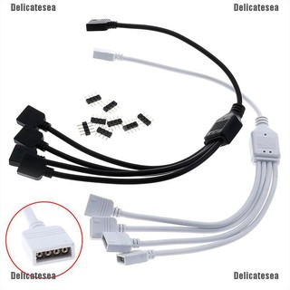 Delicatesea สายเคเบิ้ล 4 Pin Rgb Led 1 To 3 Rgb 4 Pin Led สําหรับบ้าน