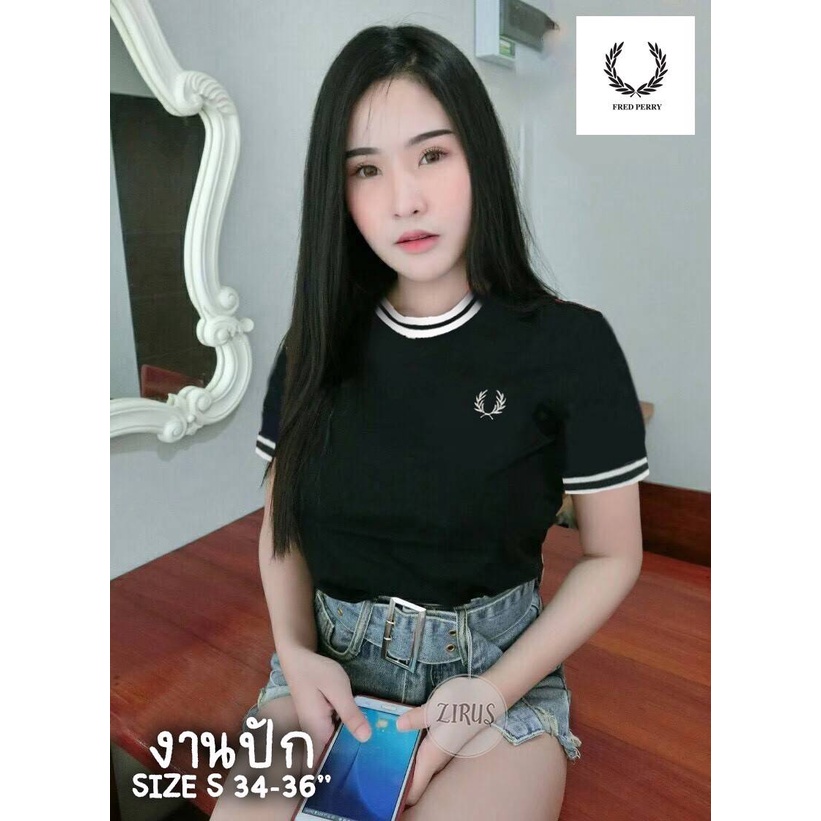 เสื้อยืดแขนสั้นงานปักงานป้ายรวงข้าว-ใส่ได้ทั้งหญิงและชาย-s-m-l-xl-cotton100-มีบริการเก็บปลายทางno67