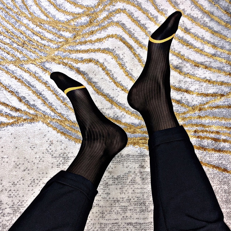 clever-menmode-ถุงเท้าข้อสั้น-แบบบาง-ระบายอากาศ-สวมใส่สบาย-สีทอง-สไตล์นักธุรกิจ-สําหรับผู้ชาย