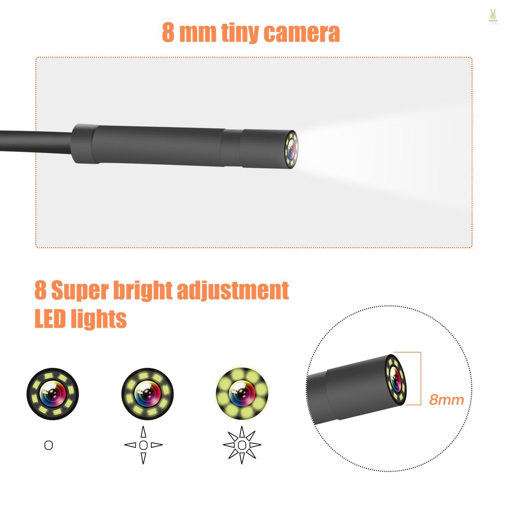 flt-กล้องเอนโดสโคป-หน้าจอสี-lcd-4-3-นิ้ว-1080p-ip67-พร้อมไฟ-led-8-ดวง-เส้นผ่าศูนย์กลางกล้อง-8-มม