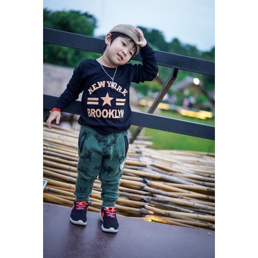 ลดเพิ่ม70-ใช้โค้ด-inc1fm1-เสื้อยืดแขนยาวเด็ก-ลายดาว
